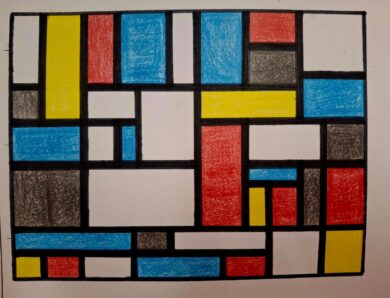🎨 Mondrian: geometría, proporción y equilibrio