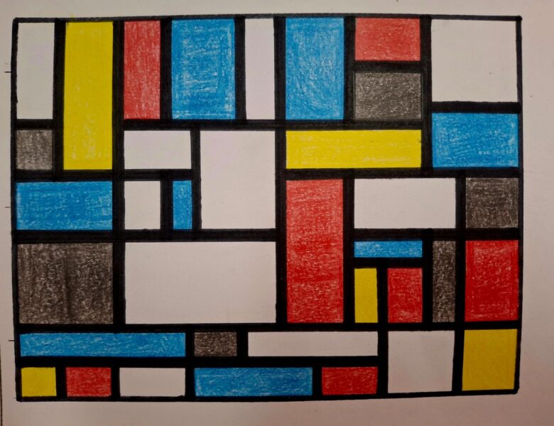 🎨 Mondrian: geometría, proporción y equilibrio