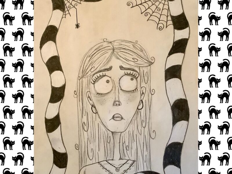Un autoportrait style Tim Burton